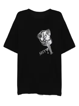 Yohji Yamamoto: Хлопковая футболка 