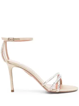 Aquazzura: Бежевые сандалии 