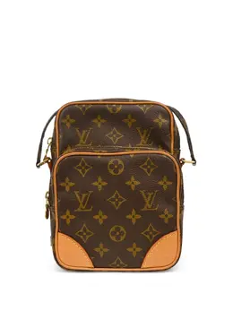 Louis Vuitton Pre-Owned: Коричневая сумка через плечо 
