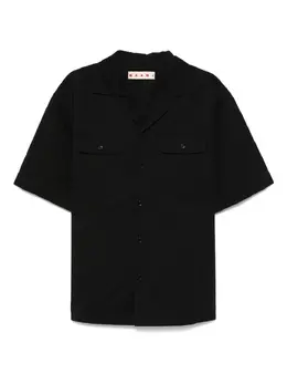 Marni: Чёрная рубашка 