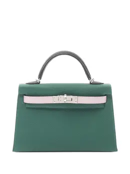 Hermès Pre-Owned: Зелёная сумка 