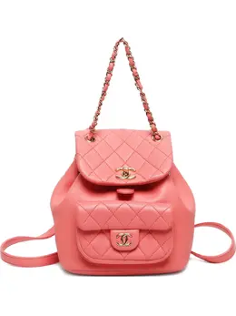 CHANEL Pre-Owned: Розовый рюкзак 