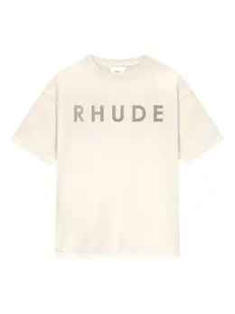 RHUDE: Рваная футболка 