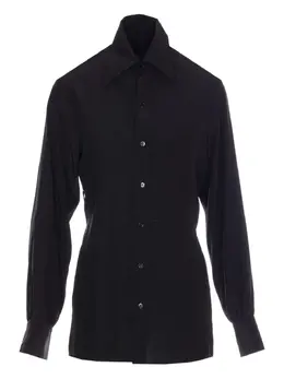 MM6 Maison Margiela: Чёрная рубашка 