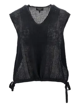 Emporio Armani: Синий топ 