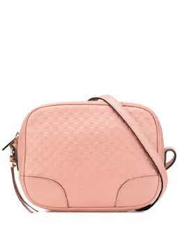Gucci Pre-Owned: Розовая сумка через плечо 