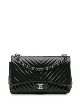 CHANEL Pre-Owned: Голубая сумка 