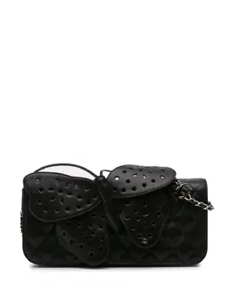 CHANEL Pre-Owned: Чёрный клатч 