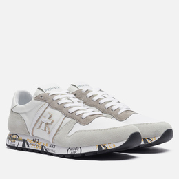 Premiata: Серые кроссовки  Eric