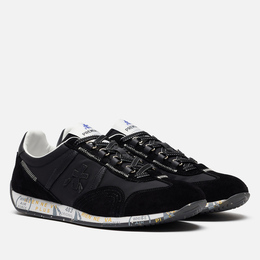 Premiata: Чёрные кроссовки  Jackyx