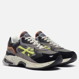 Premiata: Серые кроссовки  Sharky