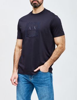 ARMANI EXCHANGE: Сині футболки 