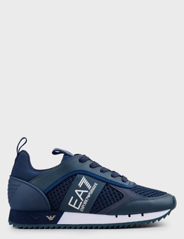 EA7 EMPORIO ARMANI: Синие кроссовки 