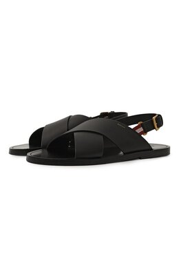 Bally: Чёрные сандалии 