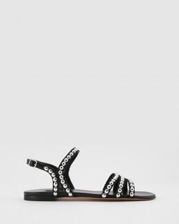 Casadei: Чёрные сандалии 