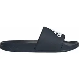adidas: Тёмные шлёпанцы  Adilette