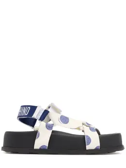 MOSCHINO: Белые сандалии 