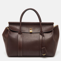 Loro Piana: Тёмная сумка на руку 