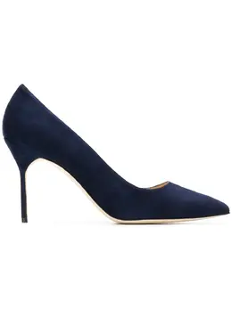 Manolo Blahnik: Голубые туфли  BB
