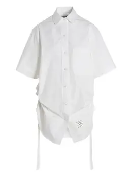 Thom Browne: Белая рубашка 
