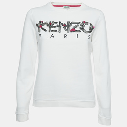 Kenzo: Белый свитшот 