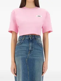 MSGM: Розовая футболка 