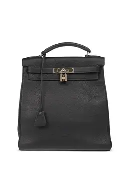 Hermès Pre-Owned: Чёрный рюкзак 