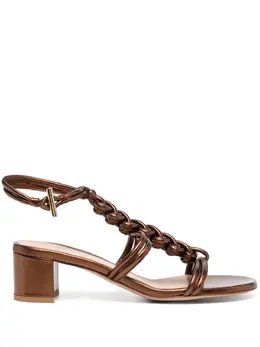 Gianvito Rossi: Коричневые сандалии 