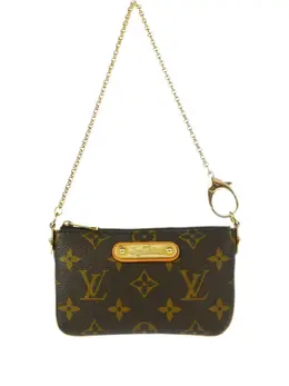 Louis Vuitton Pre-Owned: Коричневый клатч 