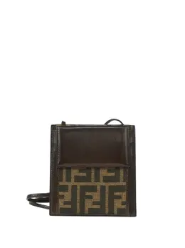 Fendi Pre-Owned: Коричневая сумка через плечо 