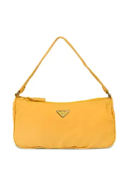 Prada Pre-Owned: Жёлтая сумка 
