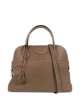 Hermès Pre-Owned: Коричневая сумка-шоппер 