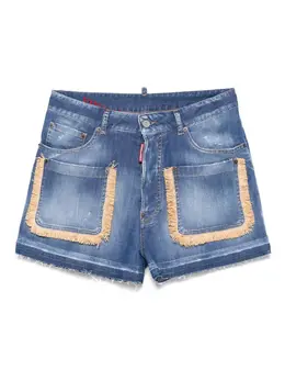 DSQUARED2: Голубые шорты 