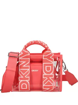 DKNY: Розовая сумка-шоппер 