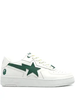 A BATHING APE®: Белые кроссовки 