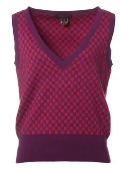 Louis Vuitton Pre-Owned: Фиолетовый жилет 