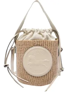 Chloé: Бежевая сумка  Woody