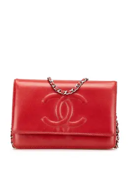 CHANEL Pre-Owned: Красный кошелёк 