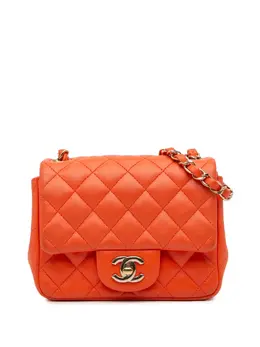 CHANEL Pre-Owned: Оранжевая сумка через плечо 