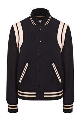 Saint Laurent: Куртка из шерсти 