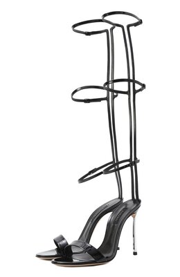 Casadei: Чёрные босоножки  Blade 100