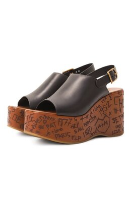 Chloé: Чёрные босоножки 