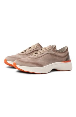 Santoni: Бежевые кроссовки 