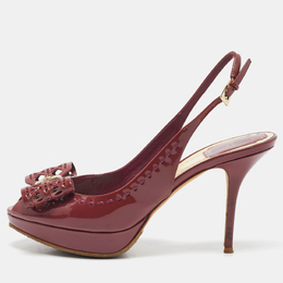 Dior: Фиолетовые босоножки 