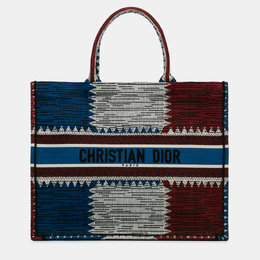 Dior: Голубая сумка-шоппер 