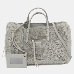 Balenciaga: Серая сумка  Papier