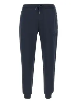 Ea7 Emporio Armani: Голубые брюки 