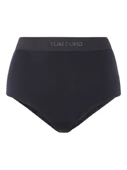 TOM FORD: Чёрные трусы  Logo