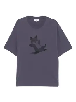 Maison Kitsuné: Футболка с принтом 