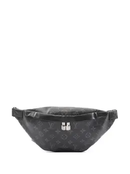 Louis Vuitton Pre-Owned: Чёрная поясная сумка 